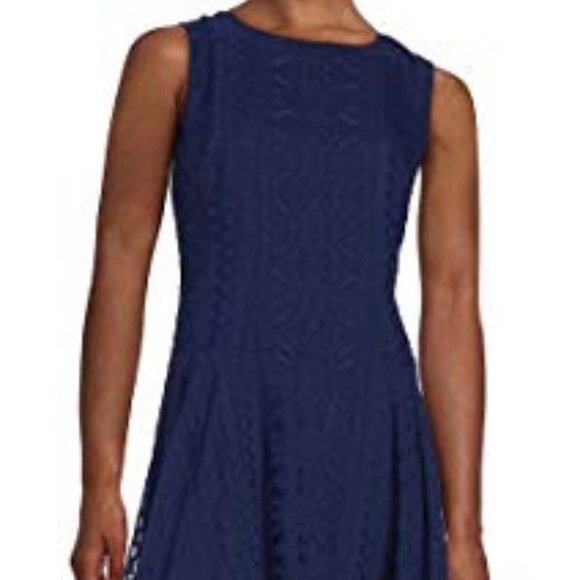 Embroidered Asymmetrical A-Line Dress - Size 10 - Picture 3 of 5